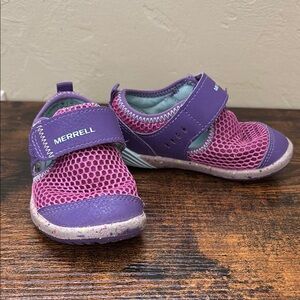 Merrell Kids Purple and Pink Mesh Shoes